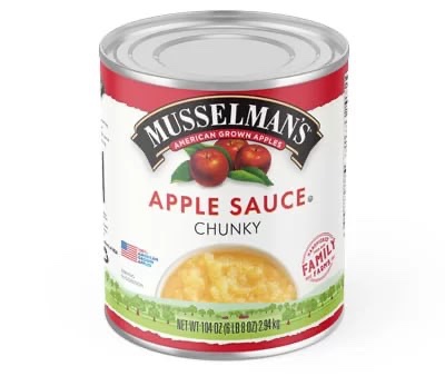 Chunky Apple Sauce | Kosher & Gluten-Free | Bits N Things | 104 oz.