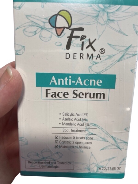 fixderma 2% salicylic acid serum for anti acne & spot treatment with 5% azelaic acid & 4% mandelic acid | anti acne face serum for men & women | for oily skin - 30g