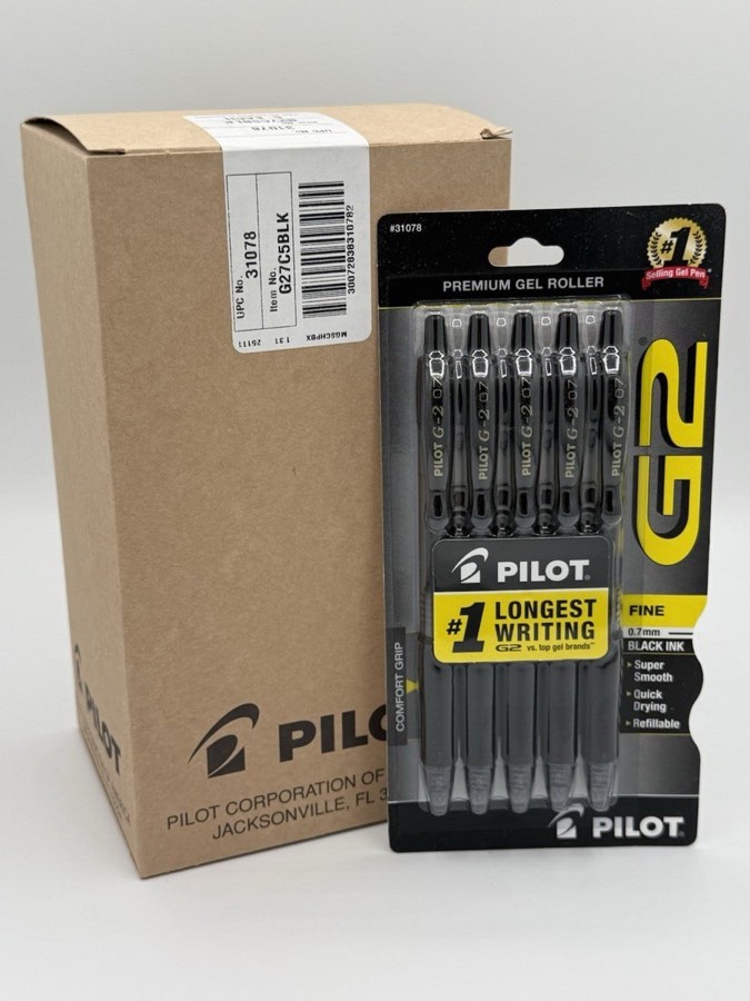 Pilot G2 0.7mm Retractable Gel Pens