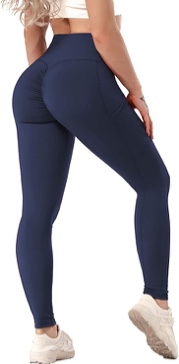 (X-Large) SEASUM Scrunch Butt Lifting Leggings for Women Seamless Workout High Waisted Tummy Control Gym Yoga Pants