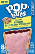 Pop-Tarts Frosted Lemon Blueberry Crumble Toaster Pastries