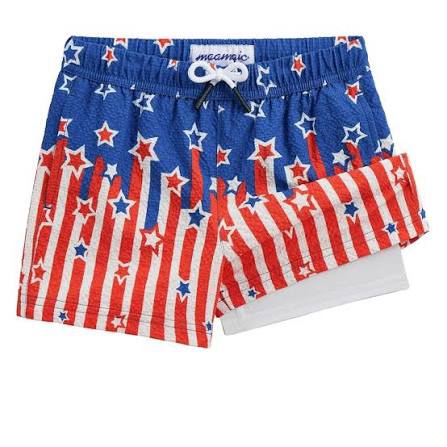 (Size 5-6Y) Maamgic Boys Swim Trunks Swimsuit Swim Shorts