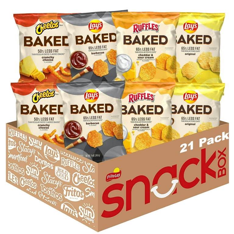 Frito-Lay Baked VarietyUMRT&nbsp;Pack, 0.875 Ounce Snack Bags (Pack of 21)