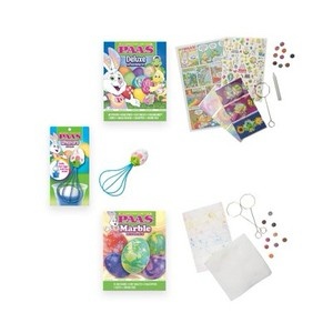 paas easter egg decorating bundle, includes 1 deluxe kit, & marble