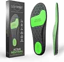 LightFeet Active Neutral Insoles: Elevate Performance with Australian Podiatrist Designed Rebound Insoles | Energy Return Foam Reduces Impact Shock & boosts Muscle Efficiency – S
