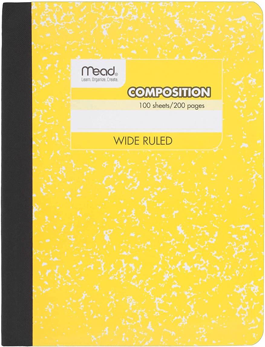 Mead Wide Ruled Composition Notebook