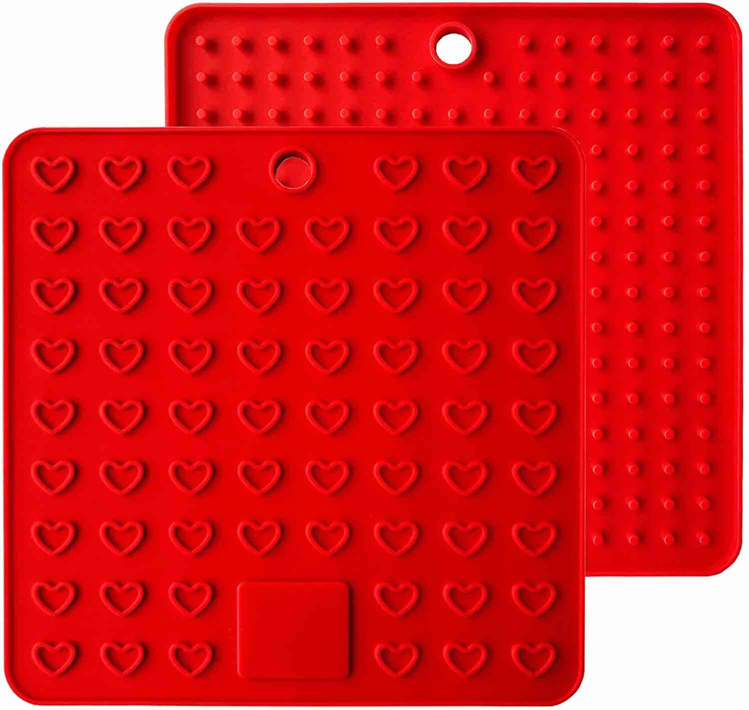 Premium Silicone Pot Holders for Kitchen - Easy to Clean Trivets for Hot Pots and Pans - This Kitchen Tool Works Well as Silicone Trivet, Hot Pads for Oven, Potholders