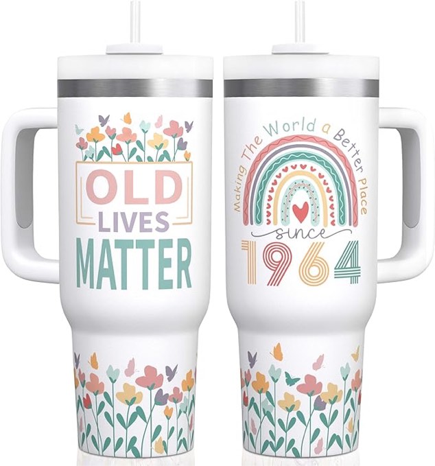 60th Birthday Gifts for Women Men,1964 Vintage Tumbler,1964 Birthday Gifts for Women, 60 Year Old Birthday Gifts