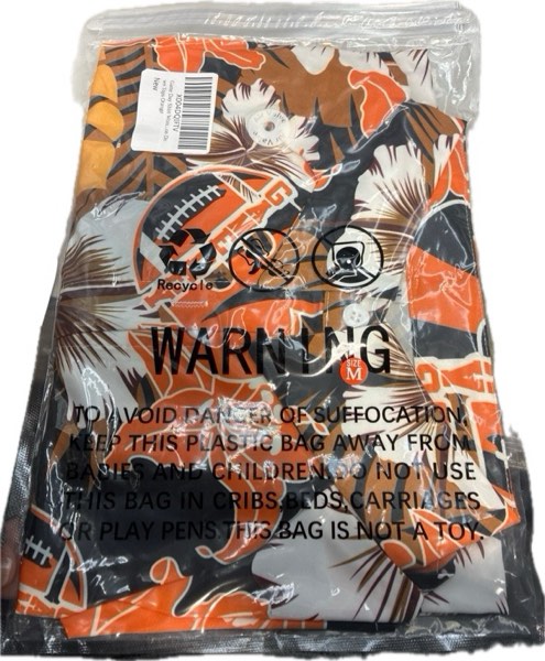 Game Day Shirt Top (Orange, Medium)