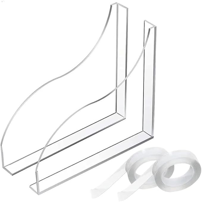 2 Pieces Bathtub Splash Guard, Thickened Acrylic Shower Water Guard, Shower Splash Guard, Water Ripp