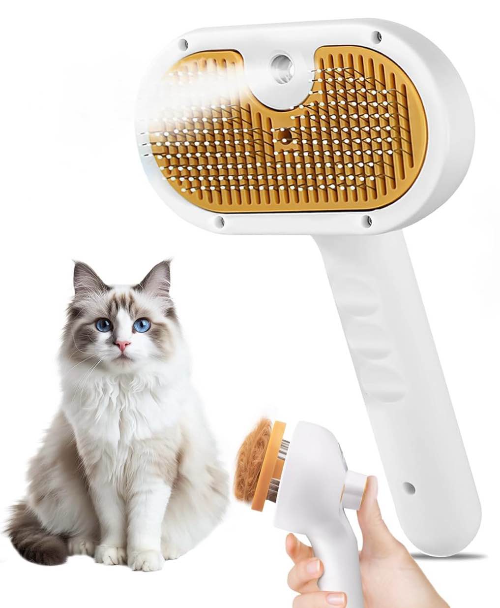 Pet Steam Brush for Dog & Cat