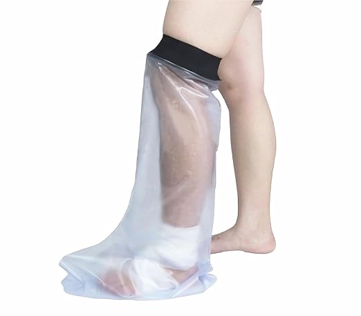 HKF HO KI HO Waterproof Leg Cast Cover for Shower and Bath,Adult Half Leg Cast Protector,Watertight 