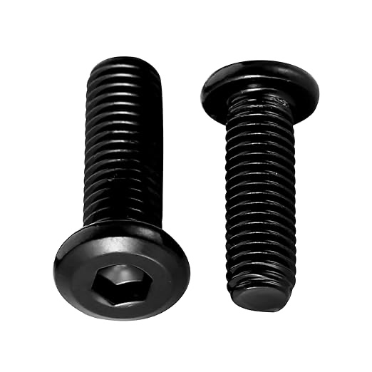 Cetaforten M8 x 50mm Countersunk Socket Cap Allen Bolts, Flat Round Head Socket Cap Screws, Furnitur