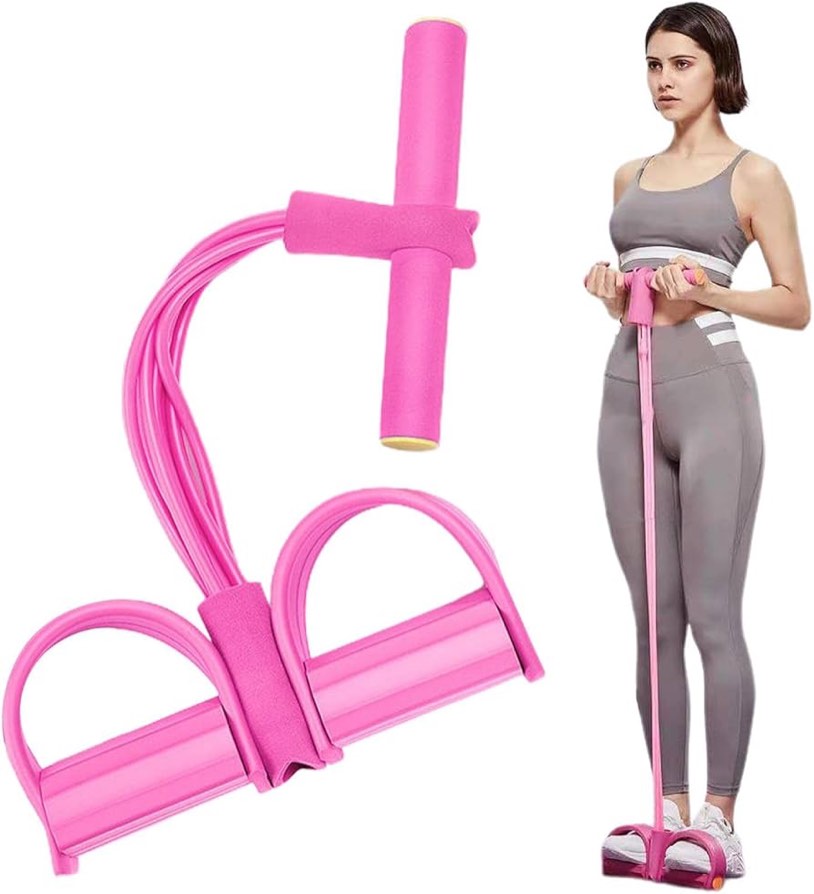 Resistance Bands, Adjustable Length, Comfort Handles, Professional Quality, Anti-Snap, Great for Wor