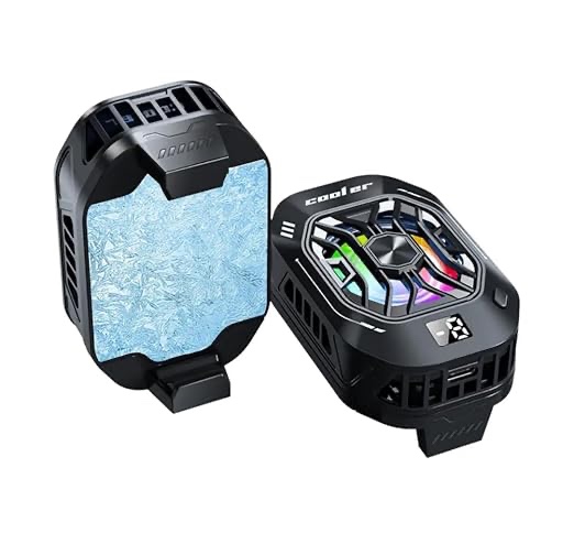phone cooler for gaming,phone cooling fan.he is a necessary cooling product for long live streaming, playing games, and brushing short video screens.