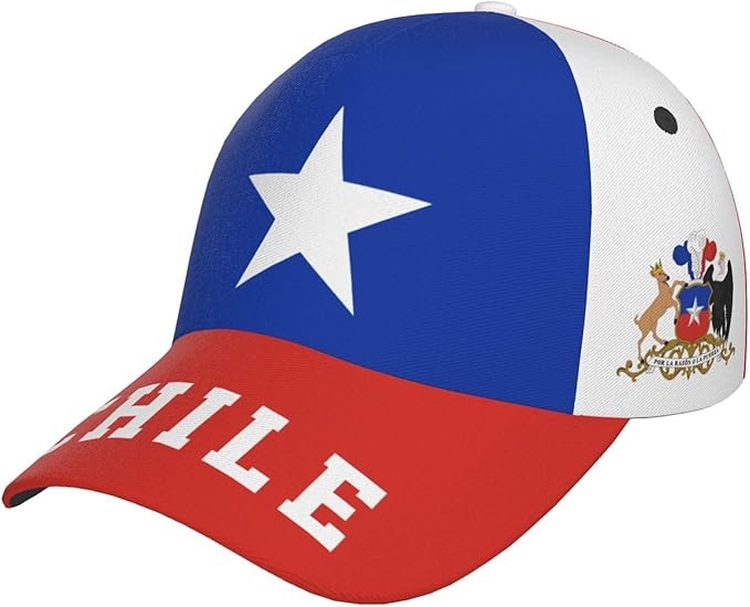 2024 Chile Flag Chilean Fans (1) 3D Print Baseball Caps Unisex Hat Patriotic Cap Multicoloured