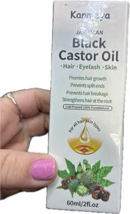 KANMAYA Jamaican Black Castor Oil: Pure, Cold-Pressed, Multipurpose for Hair Growth, Eyebrows, Skin (60 ml)