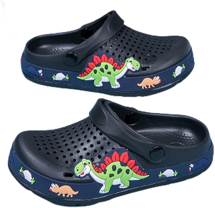 Lonthanly Toddler Boys Girls Buckle Sandals Comfort Close Toe Sandal,Slipper for Kid with Adjustable