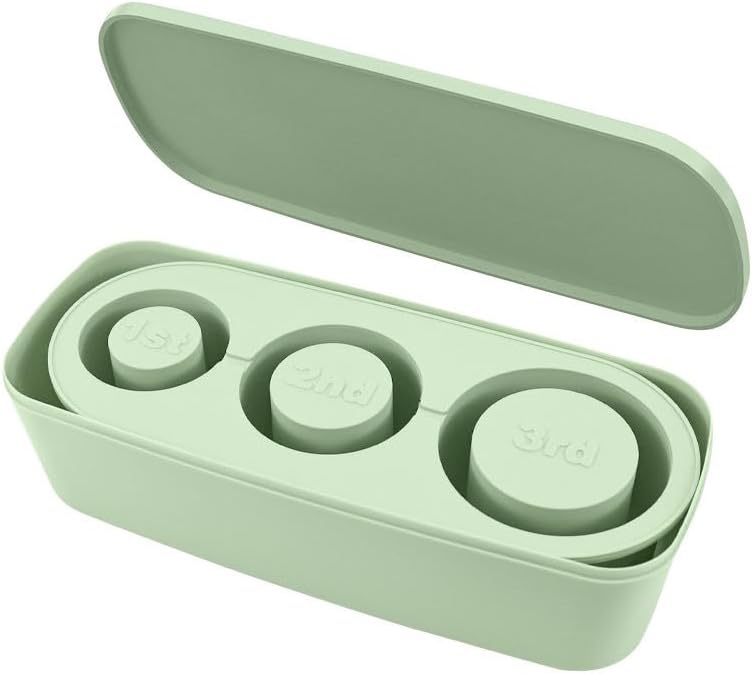 SAZ USA Ice Cube Tray for Tumblers and Stanley Cup, with 3 hollow cylinder of Ice Cube for Drinks (Y