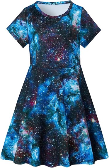 ALISISTER Halloween Little Size 8 Girls Dress Cat Pumpkin Dresses Party Outfits Short Sleeve Twirl S