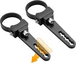 Light Bar Mounts 1.75 inch Tube Clamp Adjustable LED Light Mounting Clamps Roll Bar Clamps for Truck
