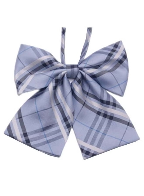 AKOAK 1 Pack Women's Uniform Tie, Adjustable Plaid Bow Tie, for Women's Uniforms, Shirts, Dresses, S