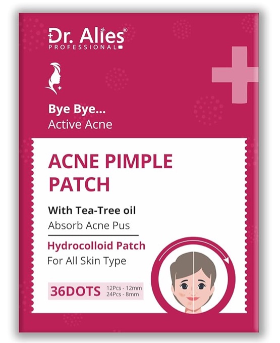 Dr. Alies - Professional Hydrocolloid Acne Pimple Patch - 72 Dots | Fast Healing Spot Stickers for Z