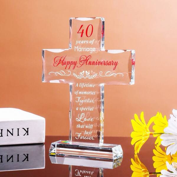 ESGHIFIVE 40th year Marriage Cross Present