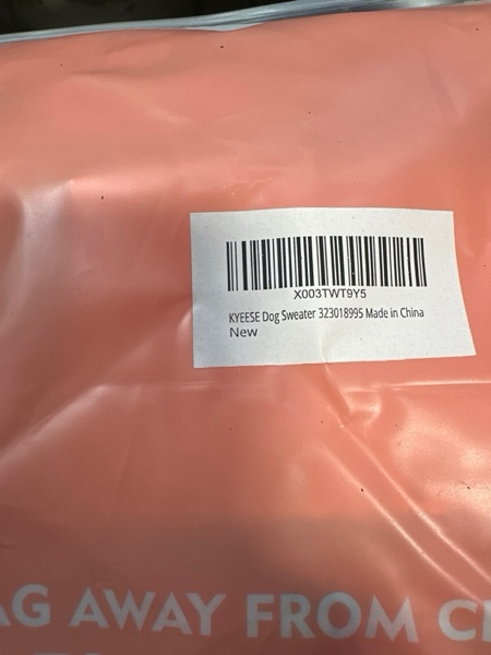 KYEESE Dog Sweater Thermal Turtleneck Dog Knitwear for Small Dogs with Leash Hole Warm Dogs Coat for Cold Weather in Winter, Neon Pink,L