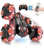 Eulogia Remote Control Car, 2.4GHz RC Stunt Car, Features 360° Rotation Race Trucks Drift All-Terrai