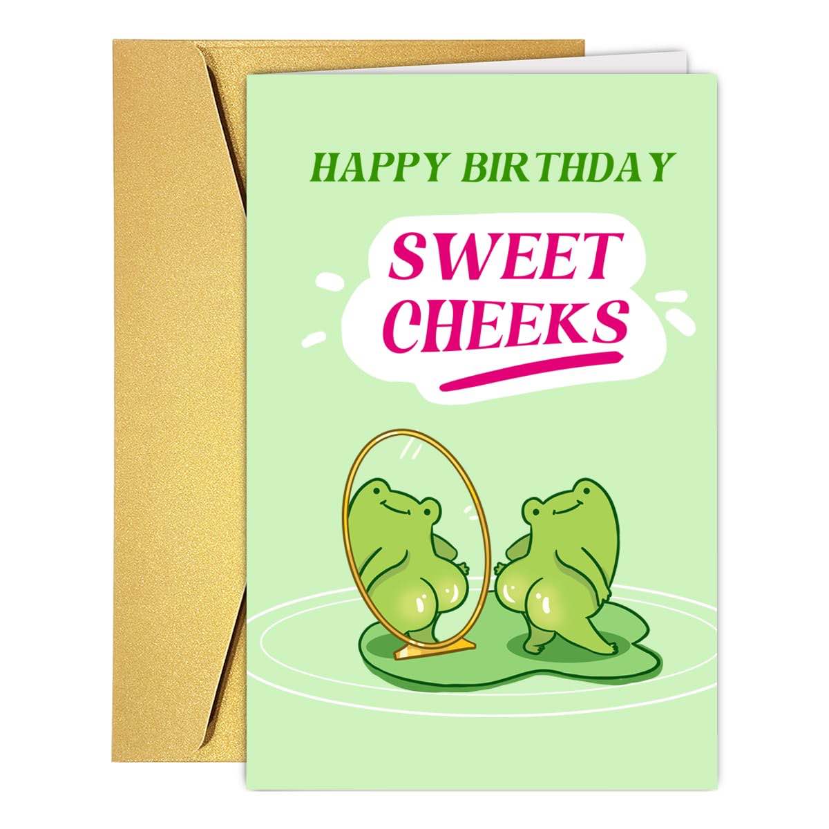 Detuca Cute Frog Birthday Card (184)