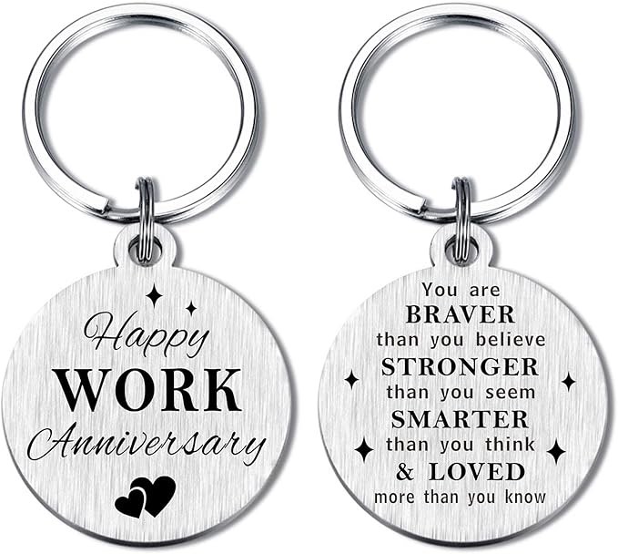 Alotozo Employee Coworker Staff Appreciation Gifts for Women Men - Thank You 1st 5th 10th Work Anniversary Keepsake