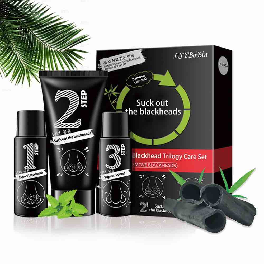 LJYBoBin Charcoal Cleansing Face Mask Kit,Mildness Oil Control Peel Off Blackhead Remover Mask For All Skin Types,Deep Cleansing