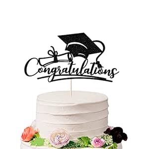 Congratulations Cake Topper, Congrats Grad Decorations, 2025 Graduation Cake Topper