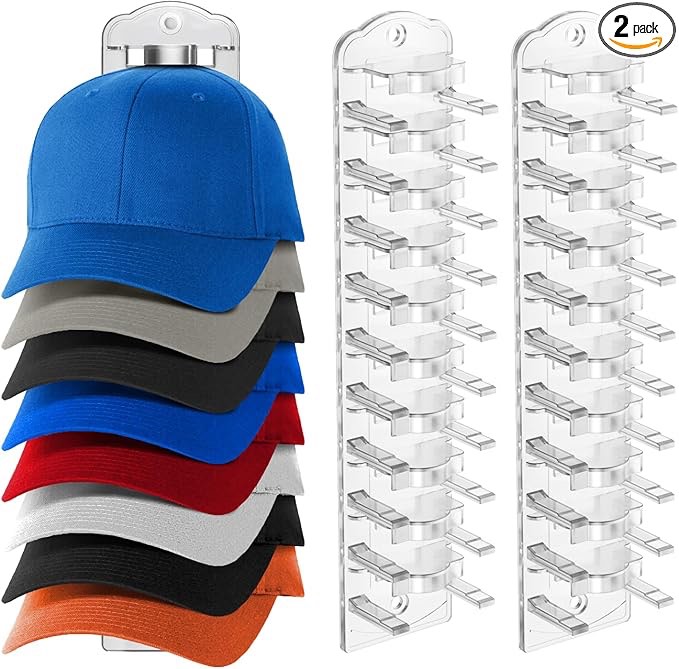 KEAMIMU Hat Stand for Baseball Caps Hat Organizer for Baseball Caps ?Hold up to 20 Hats ?hat stand w