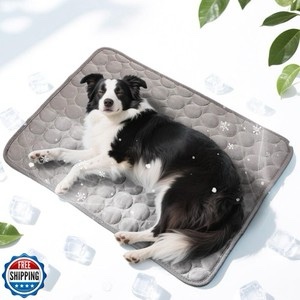 (Size XL) awrose Dog Cooling Mat, Summer Self Cool Pet Cooling Blanket for Dogs Cats, Easy Washable Foldable D