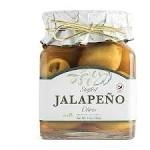 Giusto Sapore Olives Stuffed with Jalapenos - Imported from Italy and Family Owned - 10 oz
