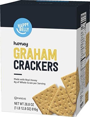 Amazon Grocery, Honey Graham Crackers, 28.8 Oz (PreviouslyHappy Belly, Packaging May Vary) (Best before Sep 20 2025)