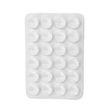 silicone suction cup phone case mount, double sided, phone accessories hands-free strong grip holder for selfies, videos, silicon phone stand (black)