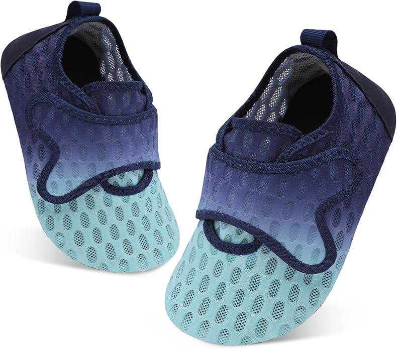 (Size 6-6.5) XIHALOOK Toddler Water Shoes Kids Boys Girls Quick Dry Beach Swim Pool Barefoot Aqua Socks