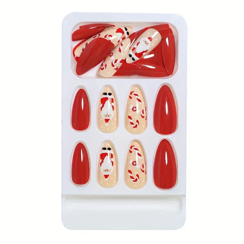 3 Assorted Christmas Press on Nails