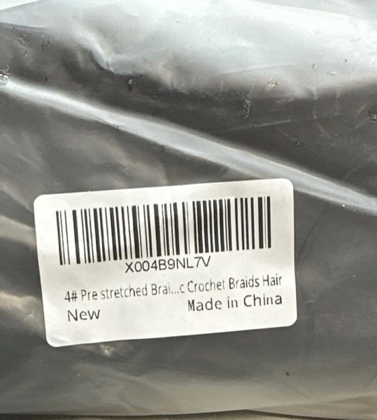 4# Pre stretched Braiding Hair, 26 Inches Box Braiding Hair Extensions, 2 Packs Yaki Texture Synthetic Crochet Braids Hair