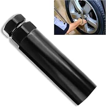 SSNNUU 7 Spline Lug Nut Socket,Wheel Lock Key Replacement for Aftermarket 7 Spline Lug Nut,Wheel Lock Removal Tool for 19 mm(3/4 Inch)&21 mm(13/16 Inch) Hex Socket Wrench (7 Spline)