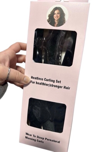 Heatless Hair Curler,Heatless Curls with Gift Box,Velvet Hair Curlers to Sleep in,Heatless Curls Overnight,Overnight Curlers Upgraded Soft Rubber(Black)