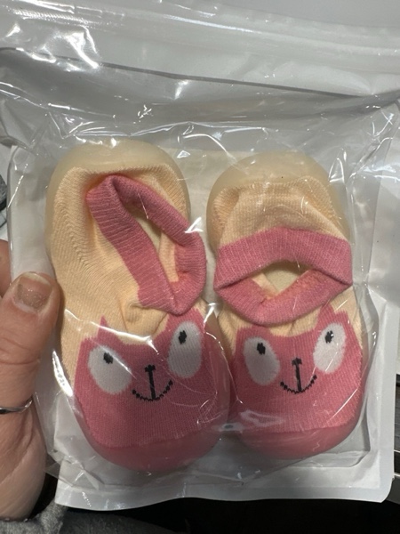 Condition photo showing New/Like New for Baby Shoes Boys Girls First Walking Shoes Non Slip Soft Sole Sneakers Toddler Infant Babygirl Sock Shoes… A3-pink 9-12 Months Toddler