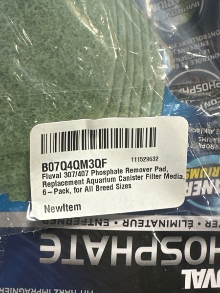 Condition photo showing Good Condition for Fluval 307/407 Phosphate Remover Pad, Replacement Aquarium Canister Filter Media, 6-Pack, for All Breed Sizes