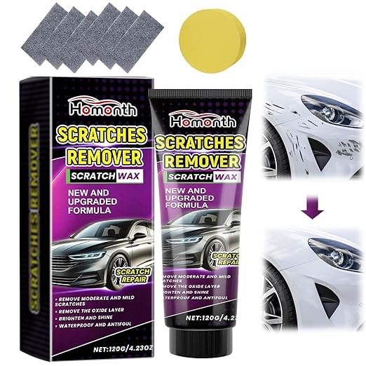 Nano Sparkle Cloth Car Scratch Remover Set, 2025 Car Scratch Repair Paste Polishing Wax, Magic Nano 