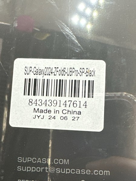 Condition photo showing New/Like New for SUPCASE for Samsung Galaxy Z Fold 6 Case with S Pen Holder (UB Pro) [Built-in Screen Protector & Kickstand] [Military-Grade Protection] Heavy Duty Rugged Phone Case 360° Full Shockproof Cover, Black