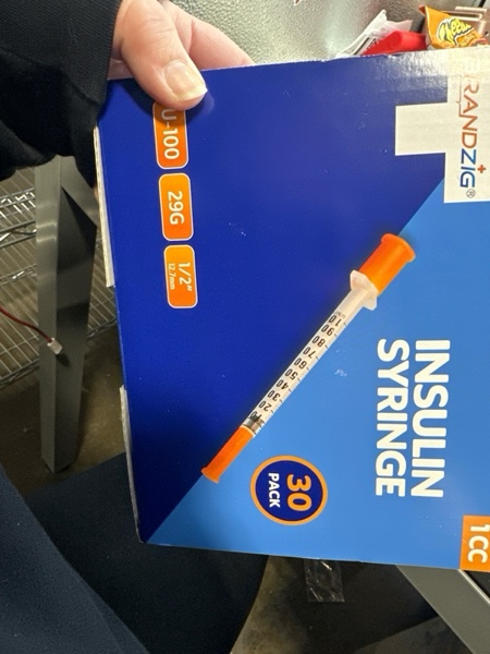 Condition photo showing New/Like New for Brandzig Ultra-Fine Insulin Syringes 29G 1cc 1/2" 30-Pack (B08M4GXCCJ)