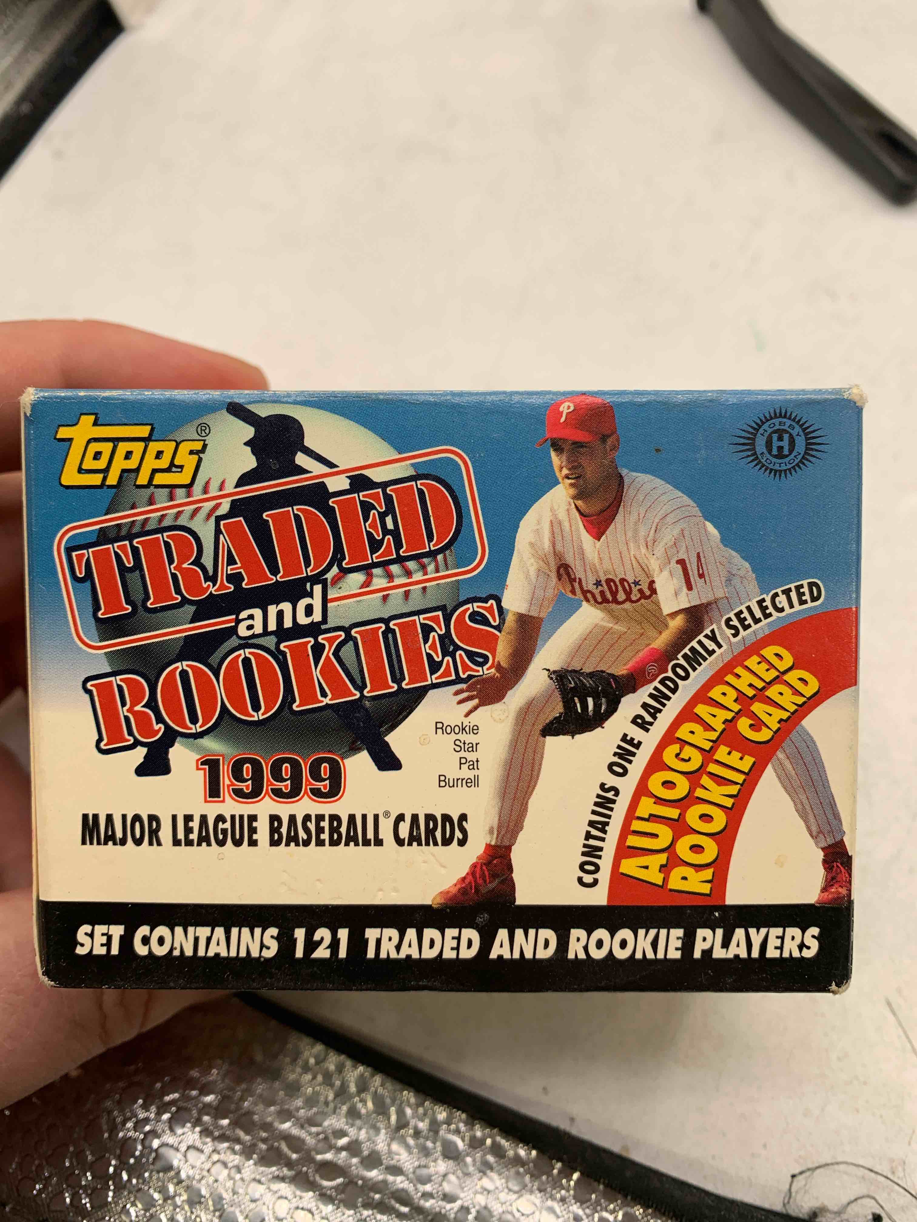 MLB 1999 Topps Baseball Cards Traded & Rookies Trading Card Hobby Box